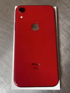 iPhone XR 128GB RED 箱付きsimフリー　バッテリー88%のサムネイル