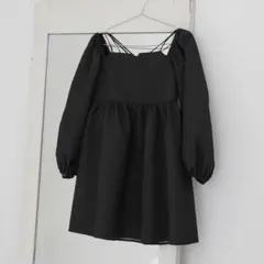 kastane レディース　トップス　チュニックブラウス　実物6枚目から　黒のサムネイル