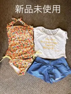 【新品】レディース水着Ｌサイズ４点セット