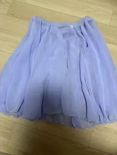 バレエ用 シフォンスカート ラベンダー