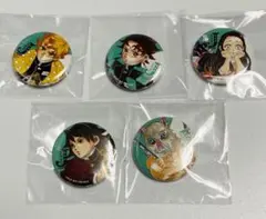 『鬼滅の刃』選べる缶バッジ5個セット+365日ステッカー1枚