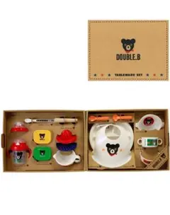 miki HOUSE（ミキハウス）/ダブルB テーブルウェアセット｜ベビー食器