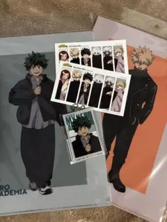 僕のヒーローアカデミア クリアファイル&アクリルビッグタグ　緑谷出久　爆豪勝己