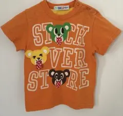 LITTLE BEAR CLUB 半袖Tシャツ オレンジ 90のサムネイル