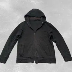 BURBERRY BLACK LABEL キルティング ダブルジッパー フード