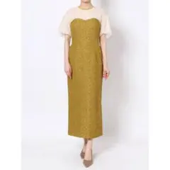 LAGUNAMOON LADYジャカードIラインワンピース　オケージョンドレス