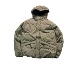 7W1【NIKE】銀タグ　00‘s ダウンジャケット　カーキ　古着used