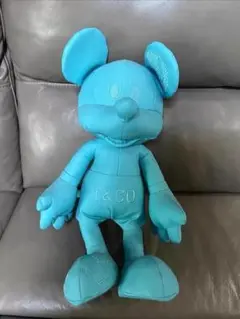 ミッキーマウス ぬいぐるみ ターコイズ