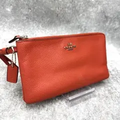 COACH 54052 リストレット　ペブルドレザー　L字ファスナー 長財布