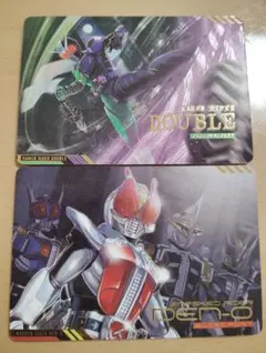 レア★6 仮面ライダースクラッチカードダス 電王　ダブル