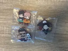 呪術廻戦　キャラばんちょうこうラバーマスコット　死滅回遊　３個セット