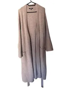 UNIQLO ベージュ ニットロングカーディガン L