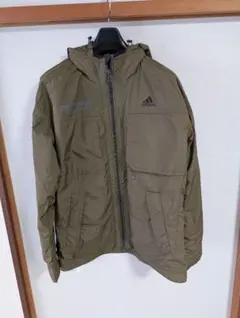adidas ナイロンジャケット Mサイズ オリーブ