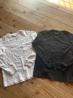 ユニクロ　長袖カットソー2枚セット(160㎝)