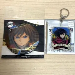 【冨岡義勇】箔押し 缶バッジvol.3 トレーディングアクリルキーホルダー