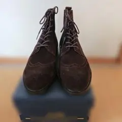 JUN ダークブラウン スエード レースアップブーツ 新品▪︎未使用