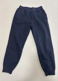 ユニクロ　ボアスウェットパンツ ネイビー　130