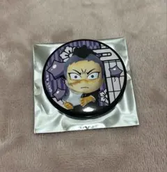 鬼滅の刃　みに隊士　缶バッジ　不死川玄弥