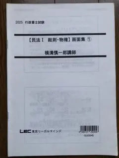 2025年度 レック 一般知識・諸法令8点アップ道場（横溝先生） - メルカリ