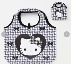 しまむら　ハローキティ　千鳥柄　エコバッグ ショッピングバッグ