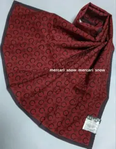 CELINE　大判ハンカチーフ　スカーフ　　シルク＆コットン