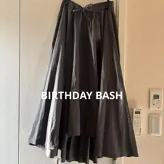 BIRTHDAY BASH フレアロングスカート カーキのサムネイル