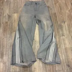 adidas ADILENIUM3 ZIP WASHED DENIM PANTSのサムネイル