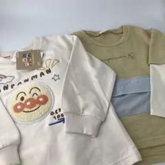 男の子　長袖　トップス　トレーナー　アンパンマン　100