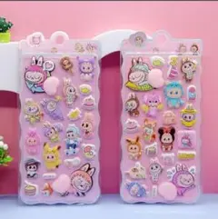 Labubu 3d 立体シール ステッカー ラブブ ぷくぷくシール プレゼント