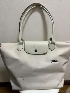 Longchamp ホワイト トートバッグ