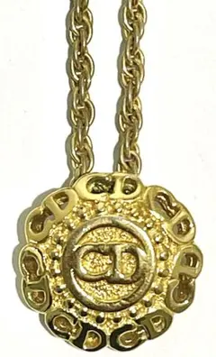 Christian Dior クリスチャンディオール サークル ロゴ ネックレス