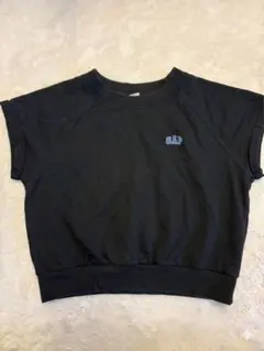 GAP ブラック クロップドTシャツ S