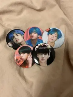 BTS グテ ジミン ナムさん ジン JHOPE 缶バッチ キーホールダー