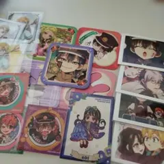 地縛少年花子くん 紙類 まとめ セット シール クリアカード コースター