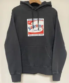 SUPREME 슈프림 후디 파커 블랙 블랙 캐나다제 L치수