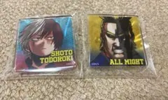 ヒロアカ アクリル バッチ 轟 焦凍 オールマイト