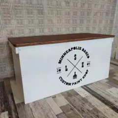 134《収納BOX》りんご箱 木箱 北欧 デリバリー ポスト カントリー 