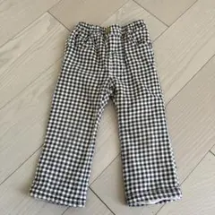ギンガムチェック カジュアルパンツ　西松屋　90cm