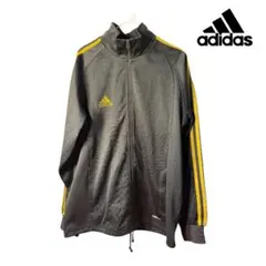 adidas CLIMALITE トラックジャケット ブラック×イエロー