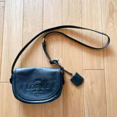 美品◎ ロエベ / ショルダーバッグ / 本革 / ブラック