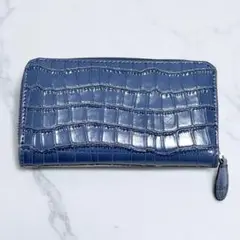 ◆新品◆J.HARRISON 牛革 長財布 ブルー