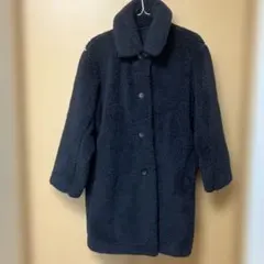 ユニクロ　フリースステンカラーコート　Mサイズ　ブラック