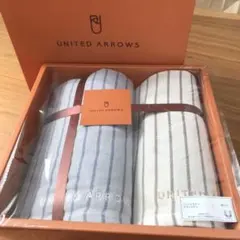 【新品未開封】UNITED ARROWS ピンストライプタオルセットのサムネイル