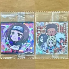 ナルトウエハース2 シール2枚セット URのはらリン SECヒルゼン班