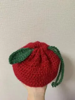りんご巾着袋