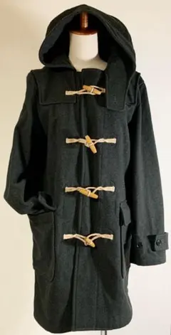 MHL. マーガレットハウエル　ウールダークグレーダッフルコート