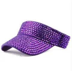 サンバイザー パープル