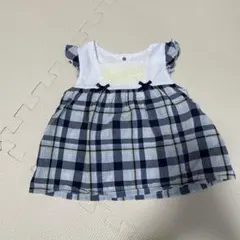 bebe チェック　トップス　チュニック　80