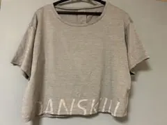 DANSKIN グレー クロップドTシャツ Lのサムネイル