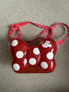 ミニー　ポップコーンバスケット　リボン